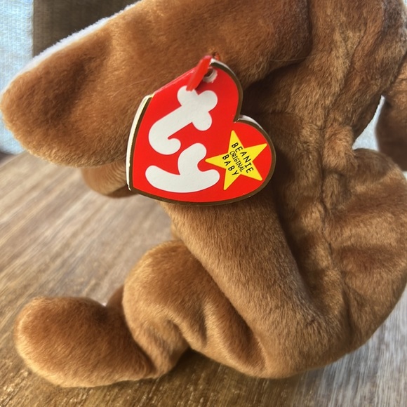 Ty Beanie Babie Ears Brown Rabbit - Picture 4 of 5